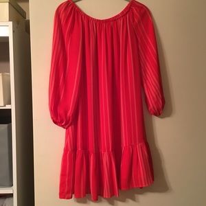 Dillards Red/Orange Dress